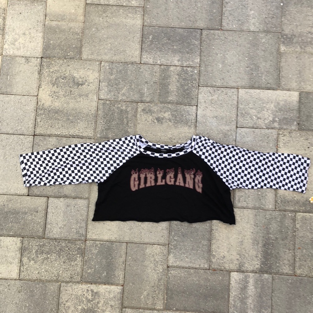 Forever 21 girl gang croptop